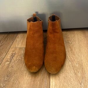 Women's Brown Suede Ankle Boots